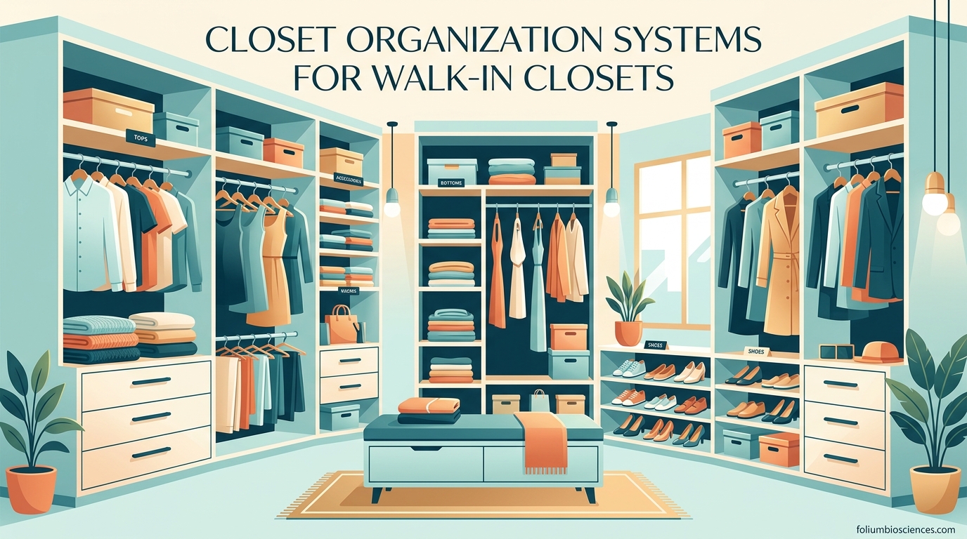 Closet Organization Systems for Walk-In Closets