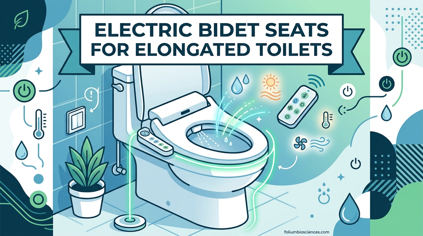 Electric Bidet Seats for Elongated Toilets