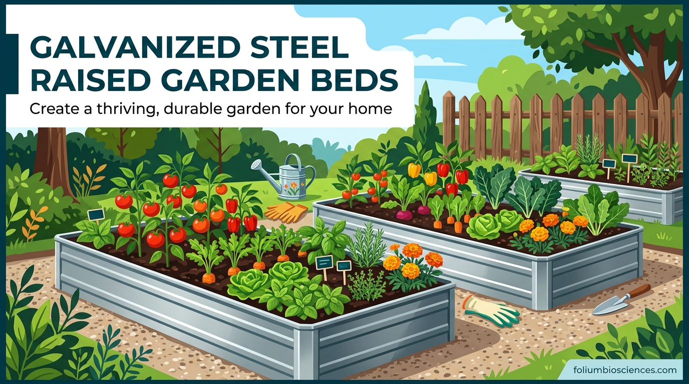Galvanized Steel Raised Garden Beds