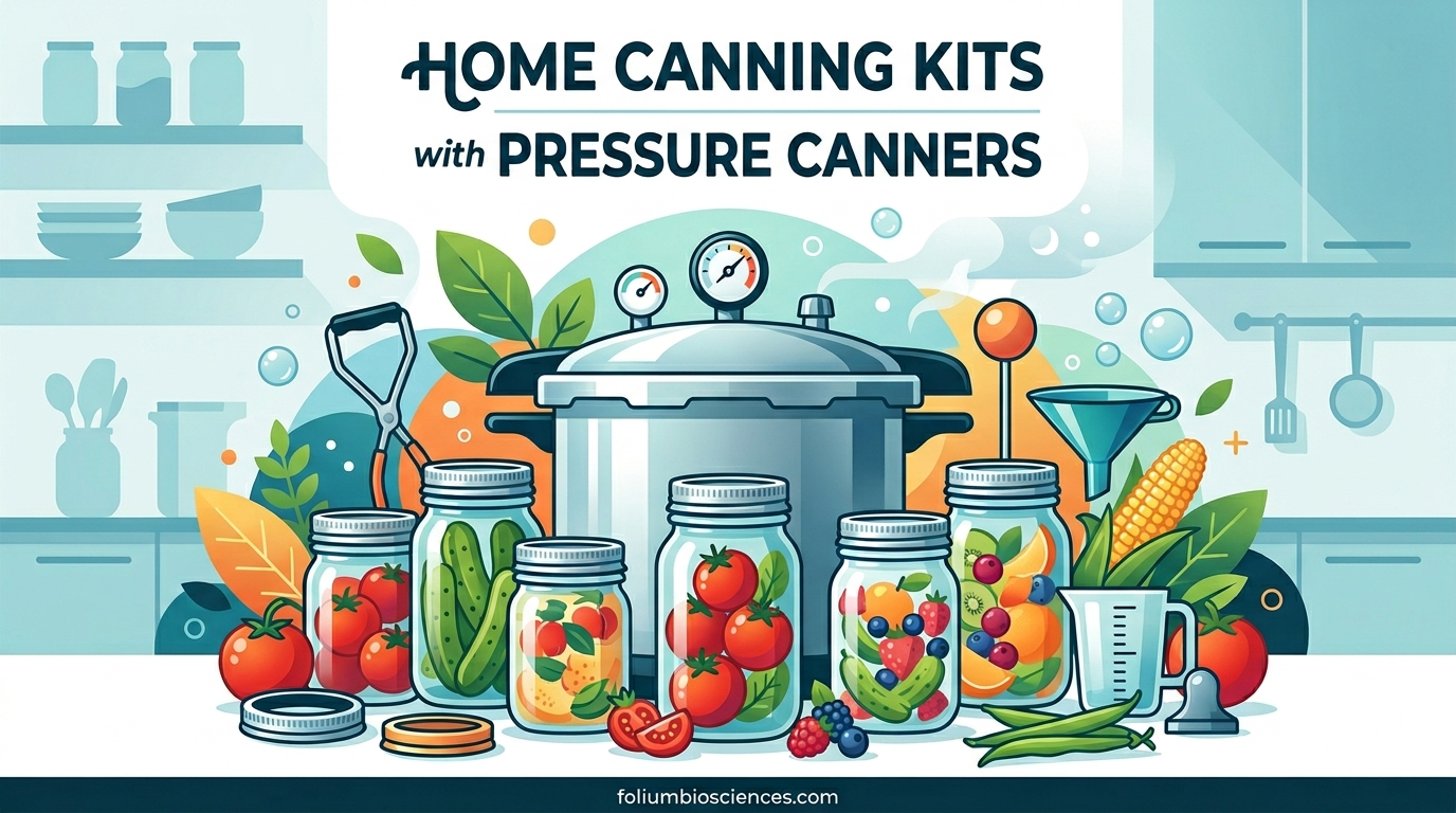 Home Canning Kits with Pressure Canners