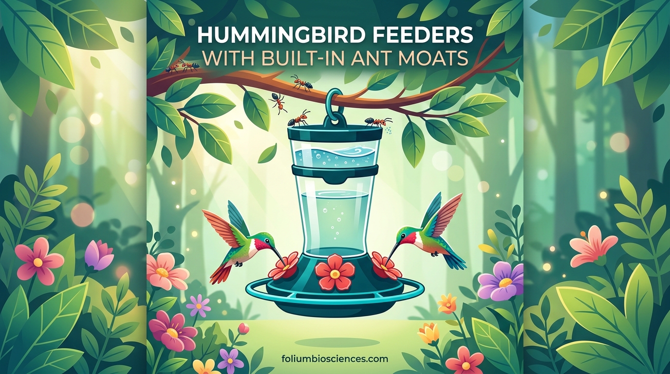 Hummingbird Feeders with Built-in Ant Moats