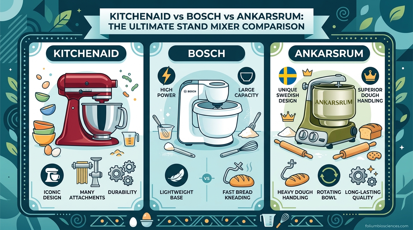 KitchenAid vs Bosch vs Ankarsrum