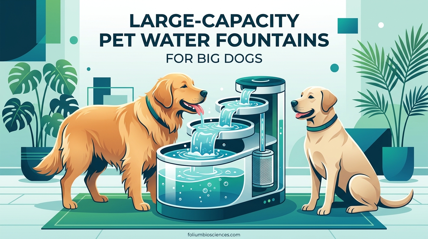 Large-Capacity Pet Water Fountains for Big Dogs