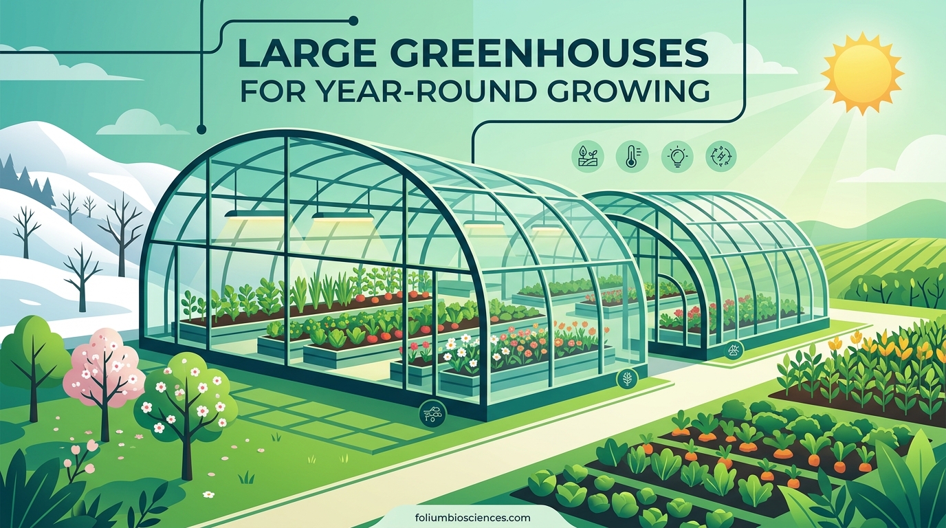 Large Greenhouses for Year-Round Growing