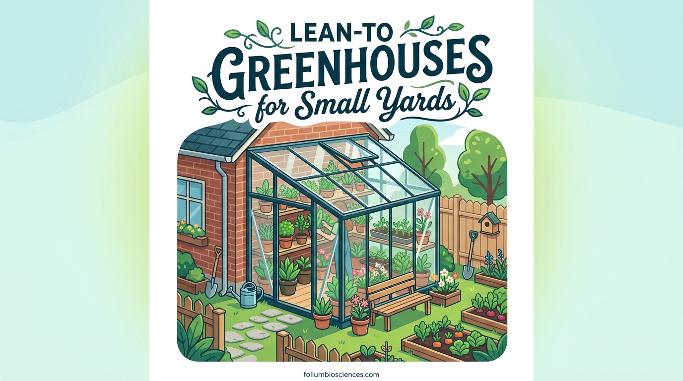 Lean-to Greenhouses for Small Yards