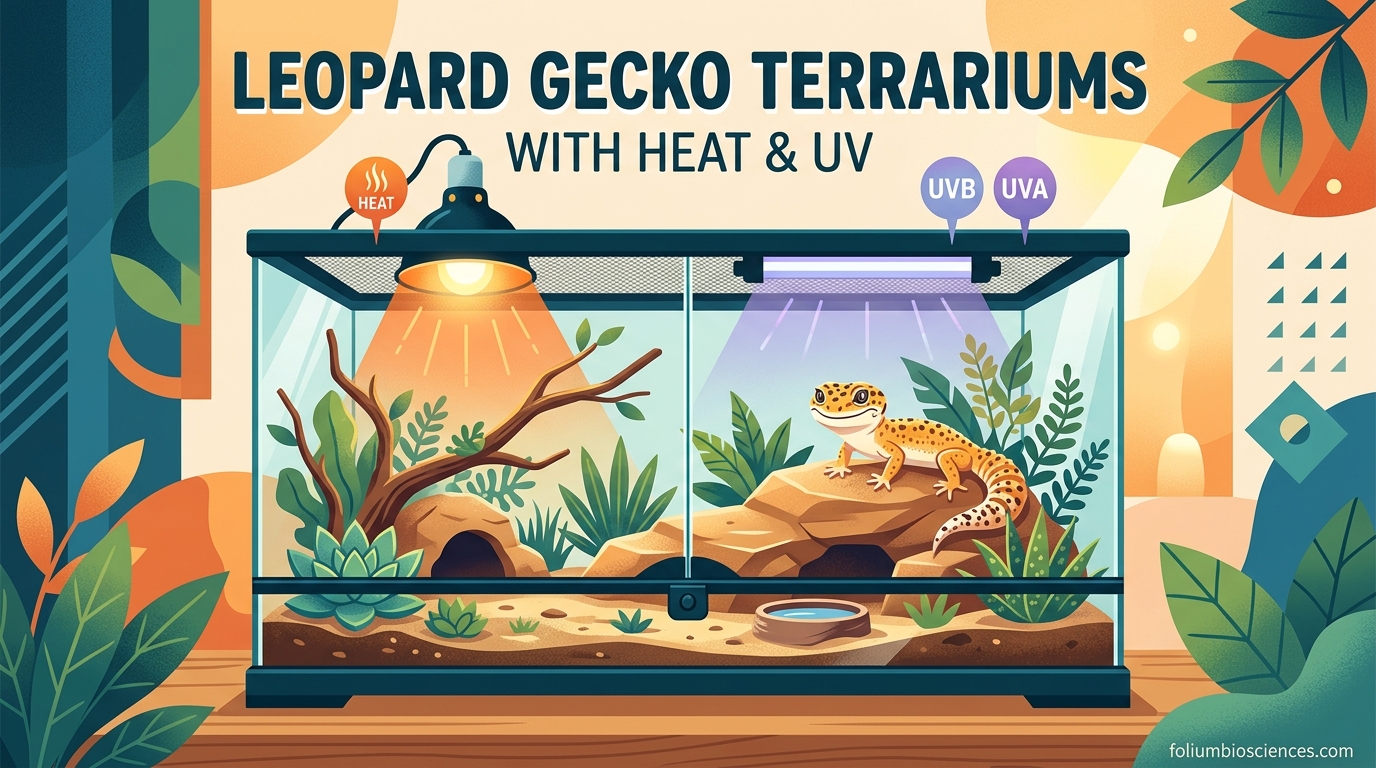 Leopard Gecko Terrariums with Heat and UV