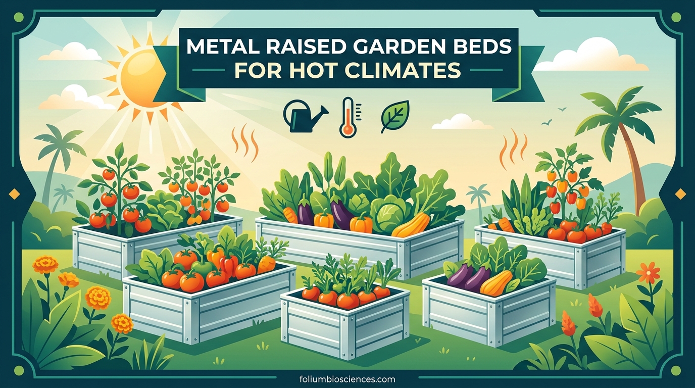 Metal Raised Garden Beds for Hot Climates