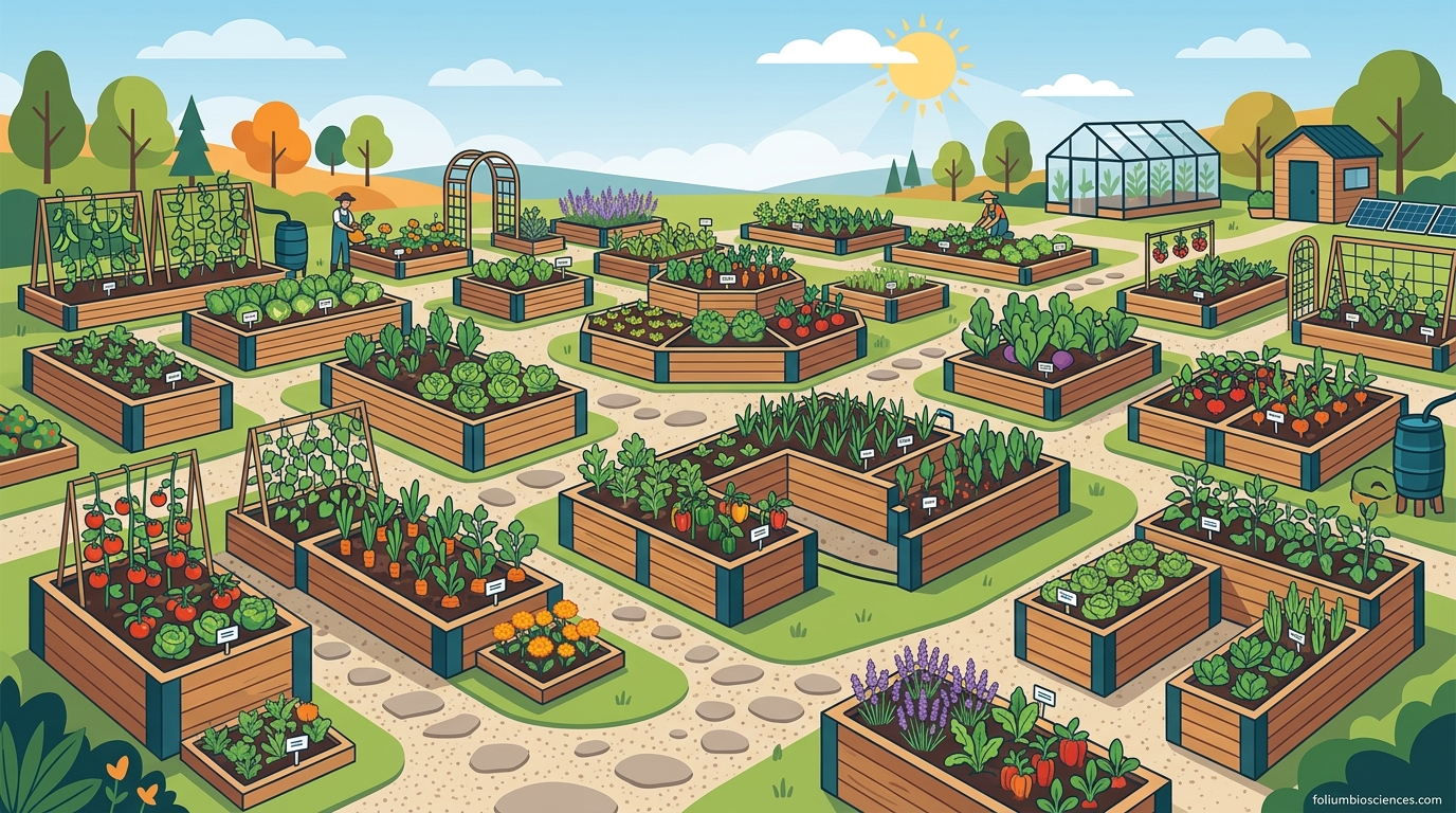 Modular Raised Bed Systems for Large Gardens