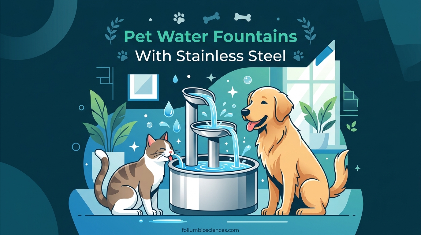 Pet Water Fountains With Stainless Steel