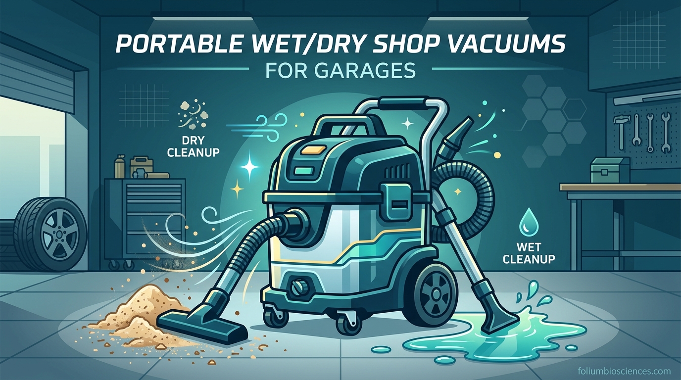 Portable WetDry Shop Vacuums for Garages