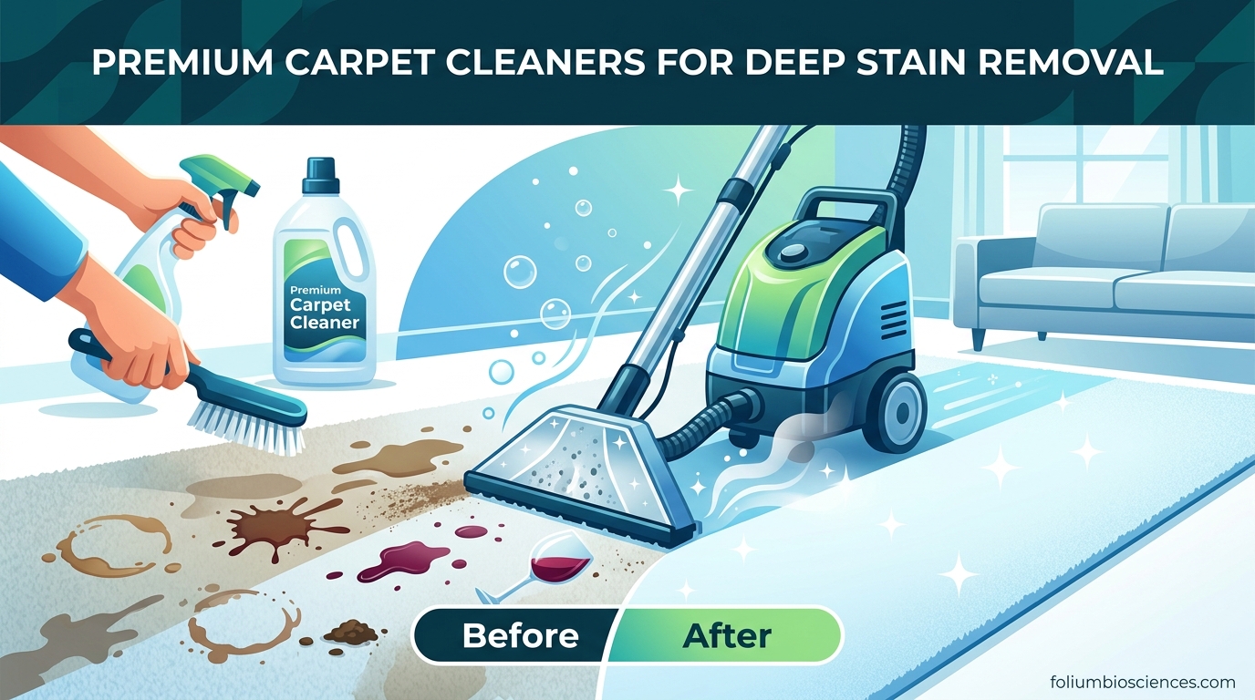 Premium Carpet Cleaners for Deep Stain Removal