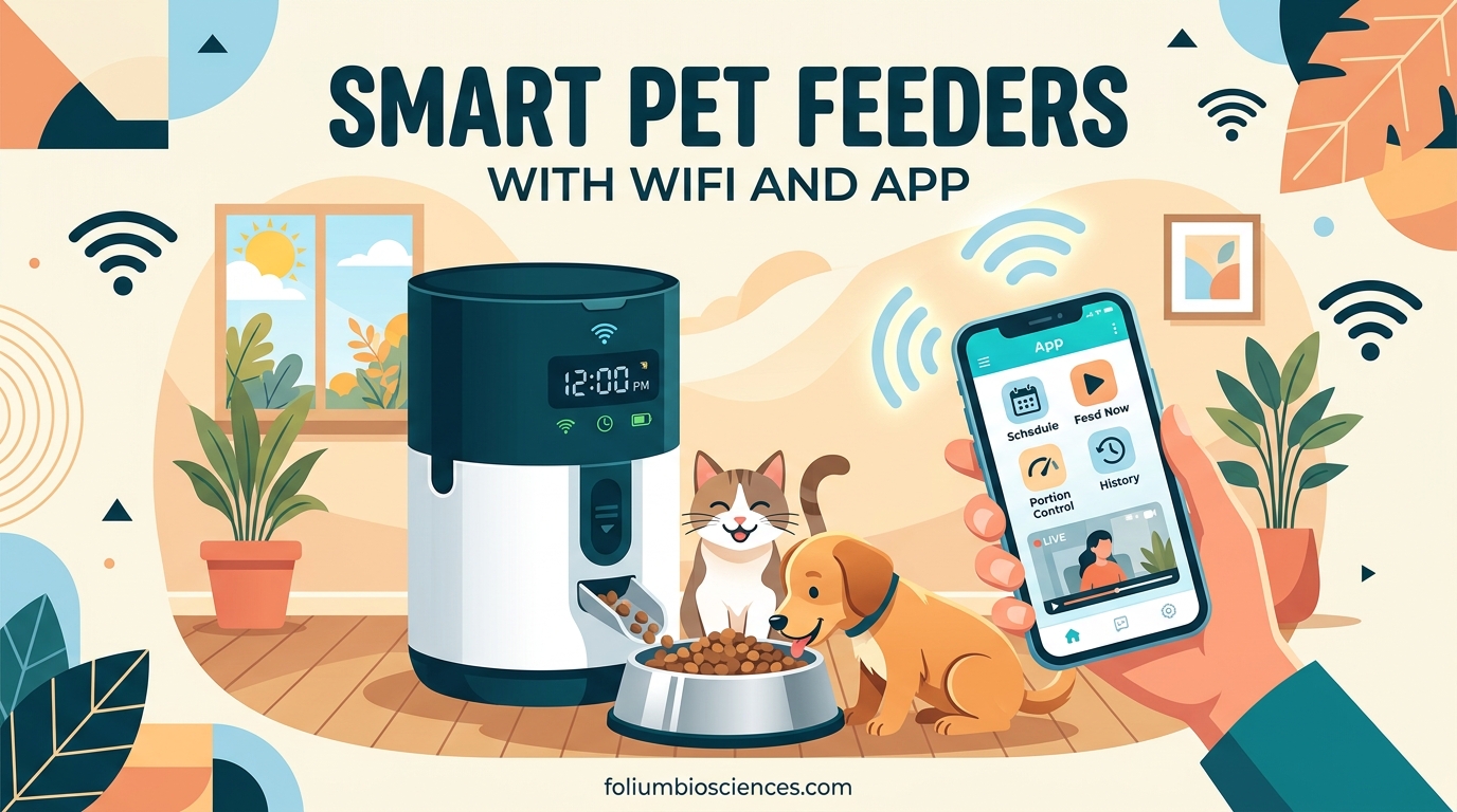 Smart Pet Feeders with WiFi and App