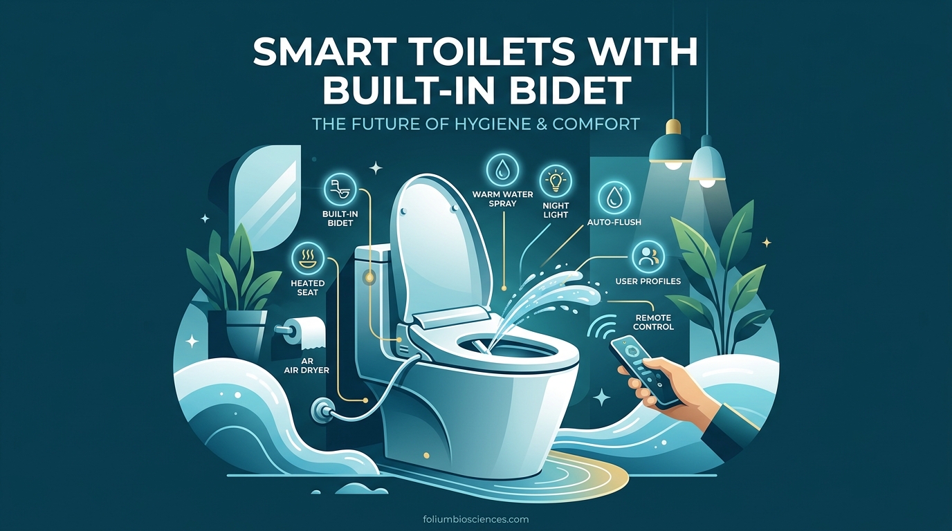 Smart Toilets with Built-in Bidet