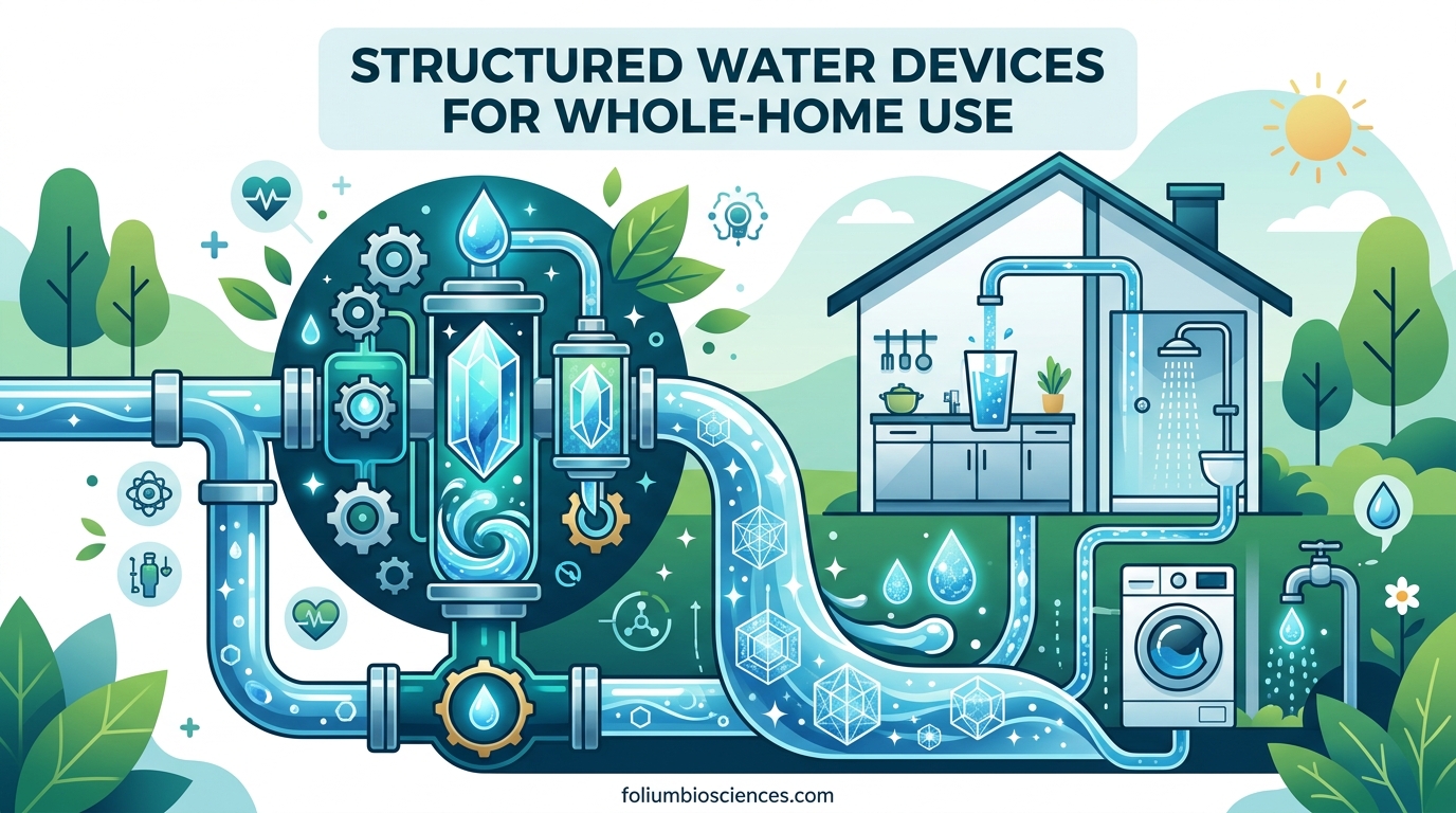 Structured Water Devices for Whole-Home Use