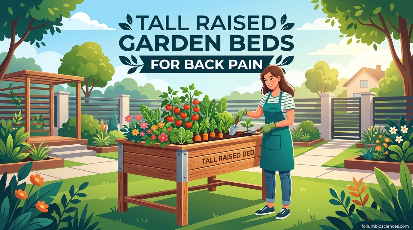 Tall Raised Garden Beds for Back Pain