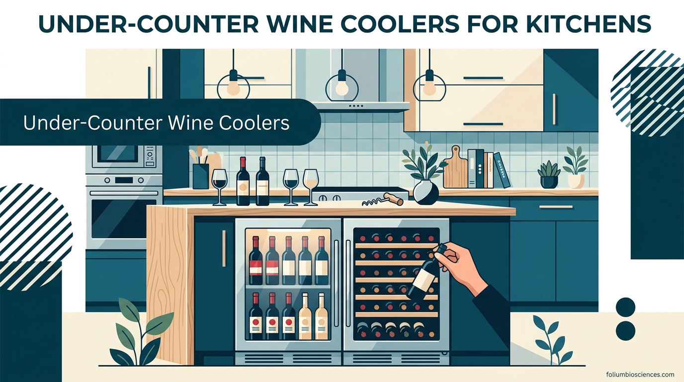 Under-Counter Wine Coolers for Kitchens