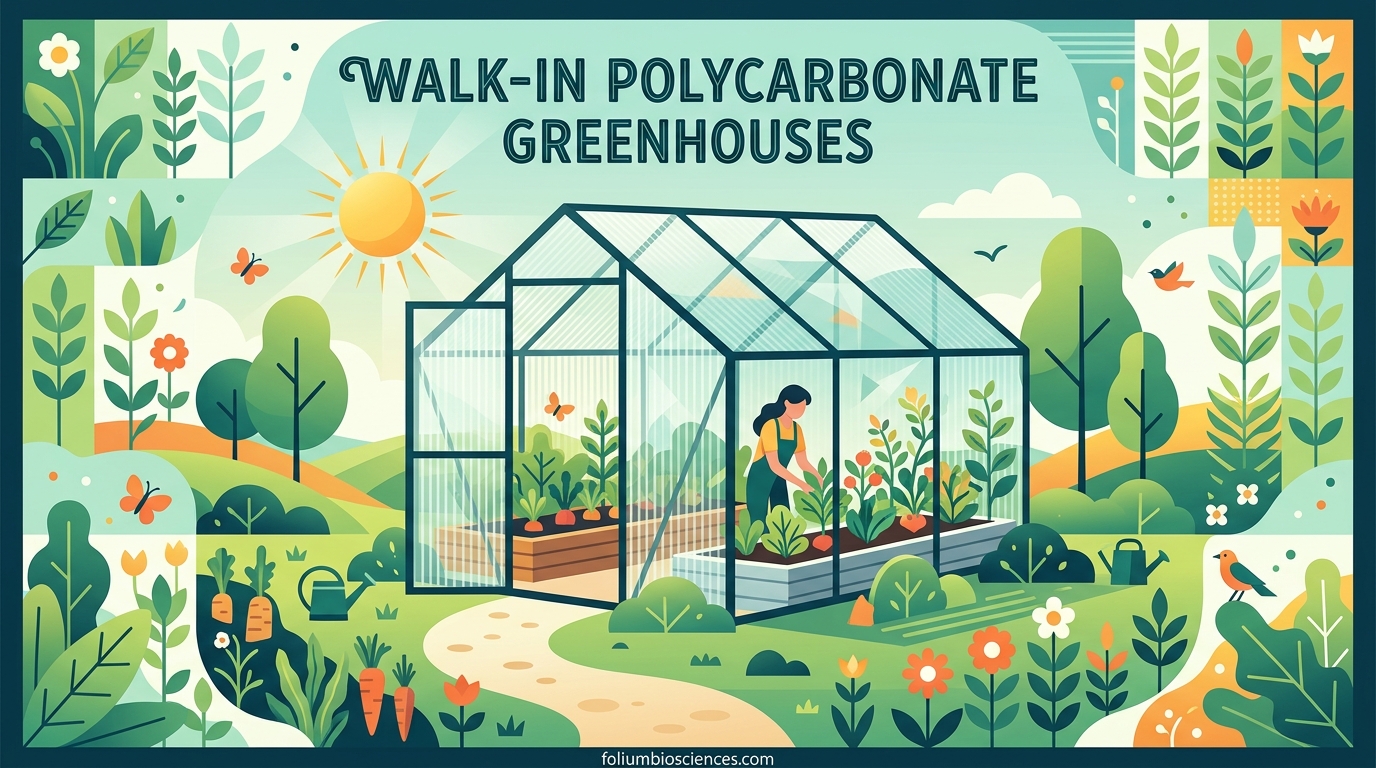 Walk-In Polycarbonate Greenhouses