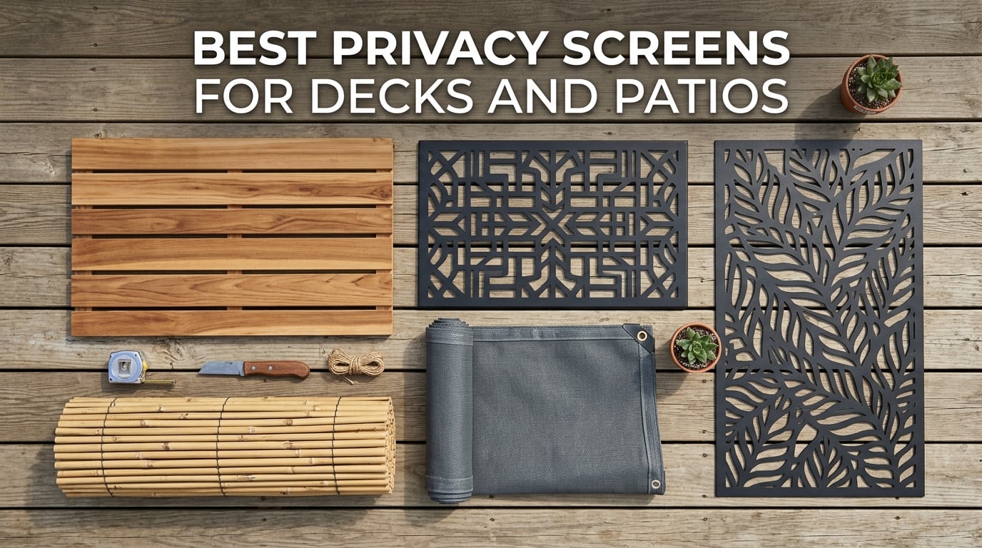 Best privacy screens for decks and patios