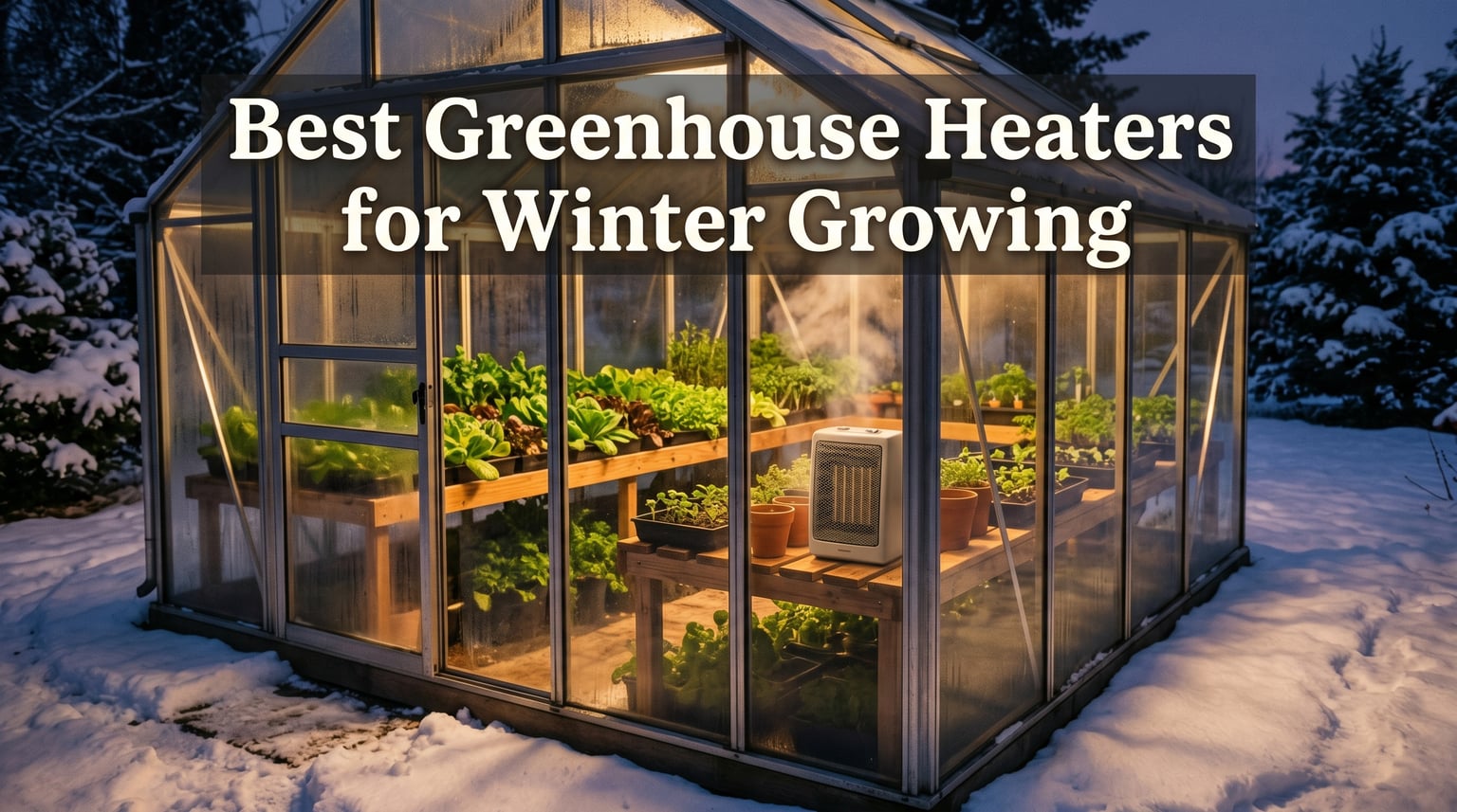 Best greenhouse heaters for winter growing