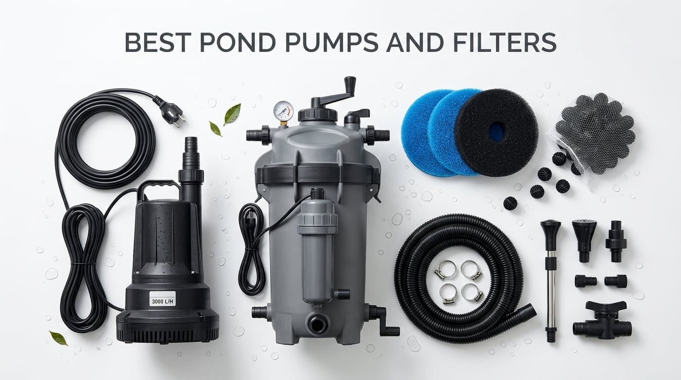 Best pond pumps and filters for garden ponds