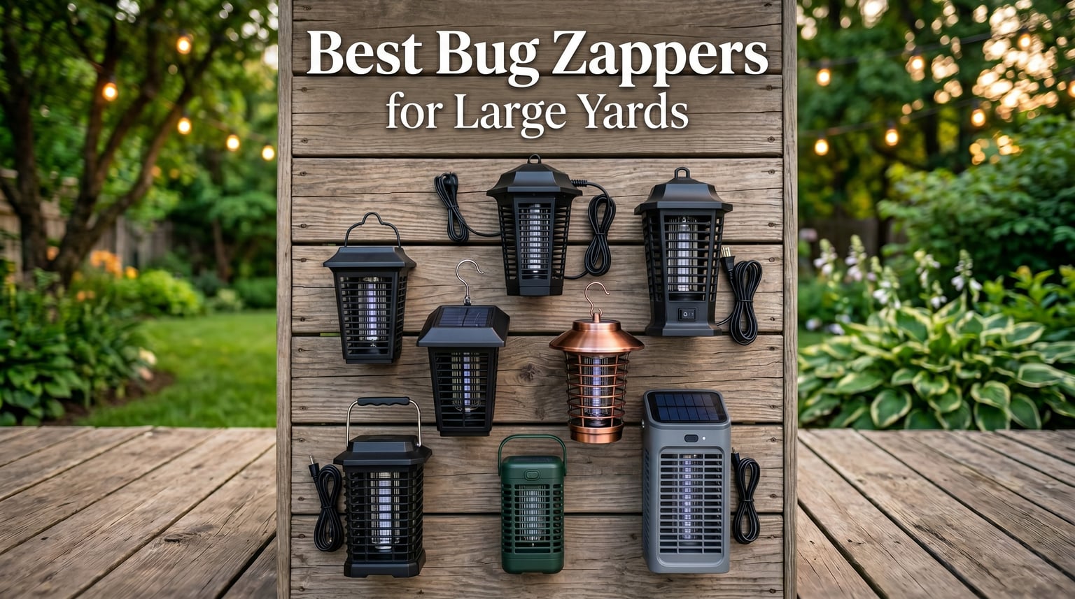 Best bug zappers for large yards