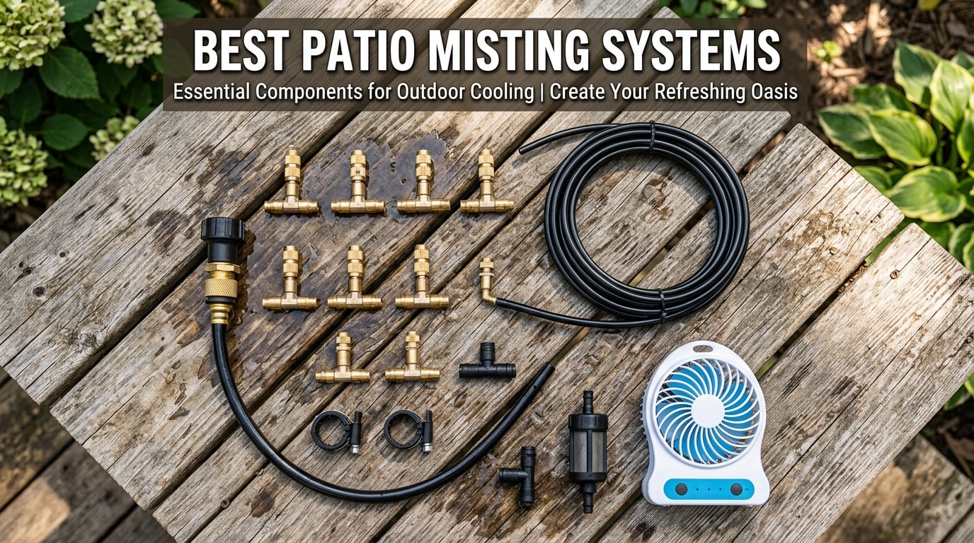 Best patio misting systems for hot summers