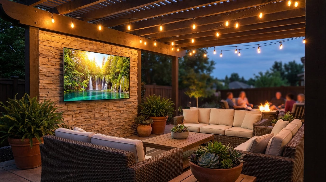 Best outdoor TVs for covered patios