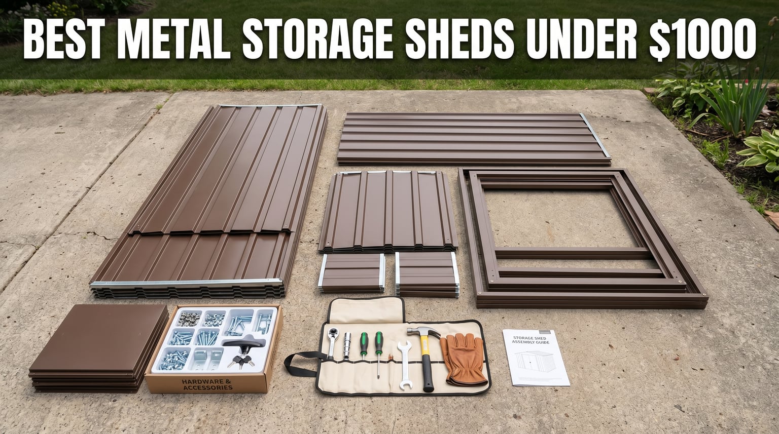 Best metal storage sheds under $1000
