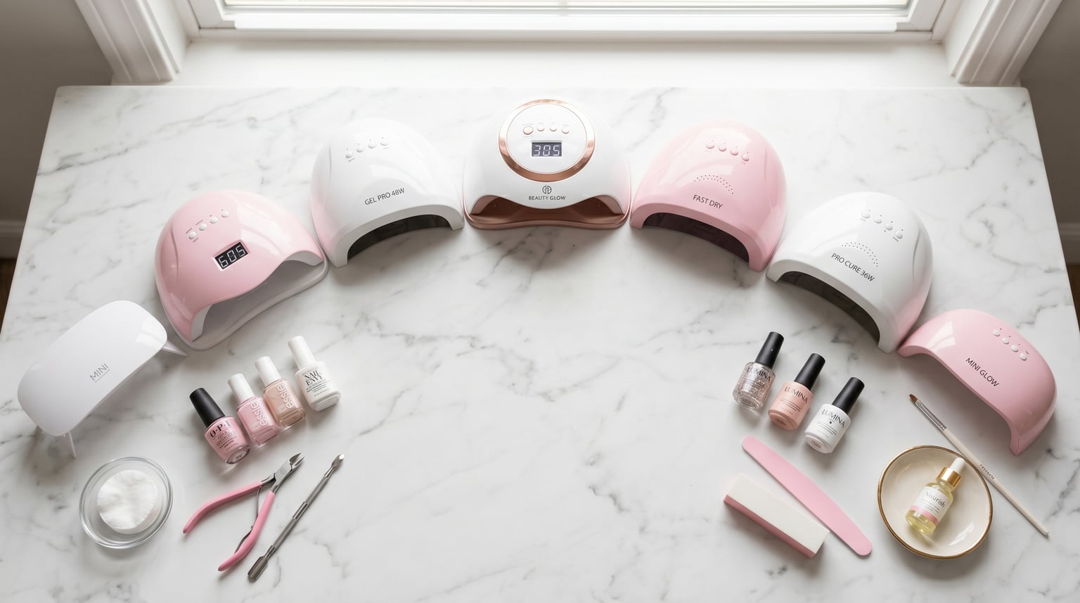 Best UV LED nail lamps for gel polish