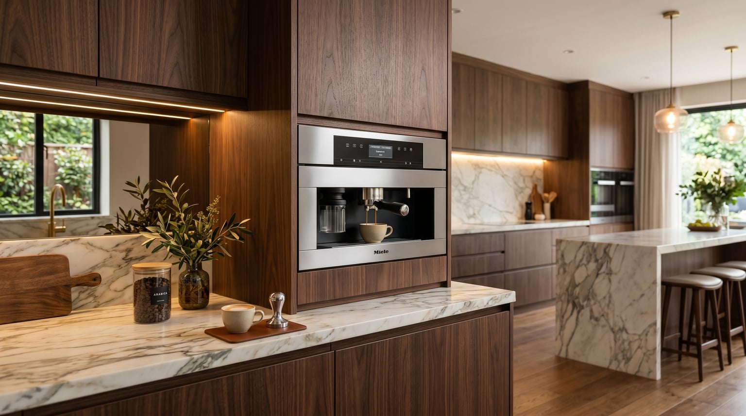 Best built-in coffee machines for luxury kitchens