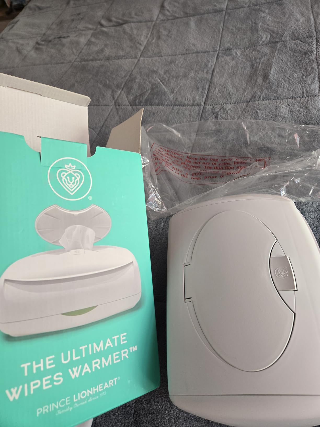 Prince Lionheart Ultimate Wipes Warmer with an Integrated Nightlight | Pop-Up Wipe Access. All Time Worldwide #1 Selling Wipes Warmer. It Comes with an everFRESH Pillow System that Prevent Dry Out. customer photo 2