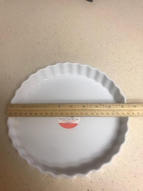 HIC Kitchen Round Quiche Dish, Fine Porcelain, 8-Inch customer photo 2