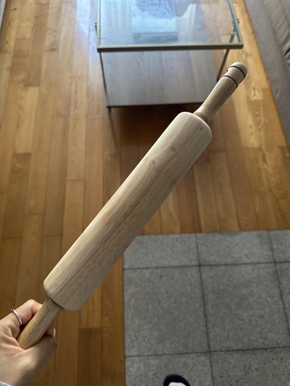 GoodCook Classic Wooden Rolling Pin with Easy Roll Bearings customer photo 1