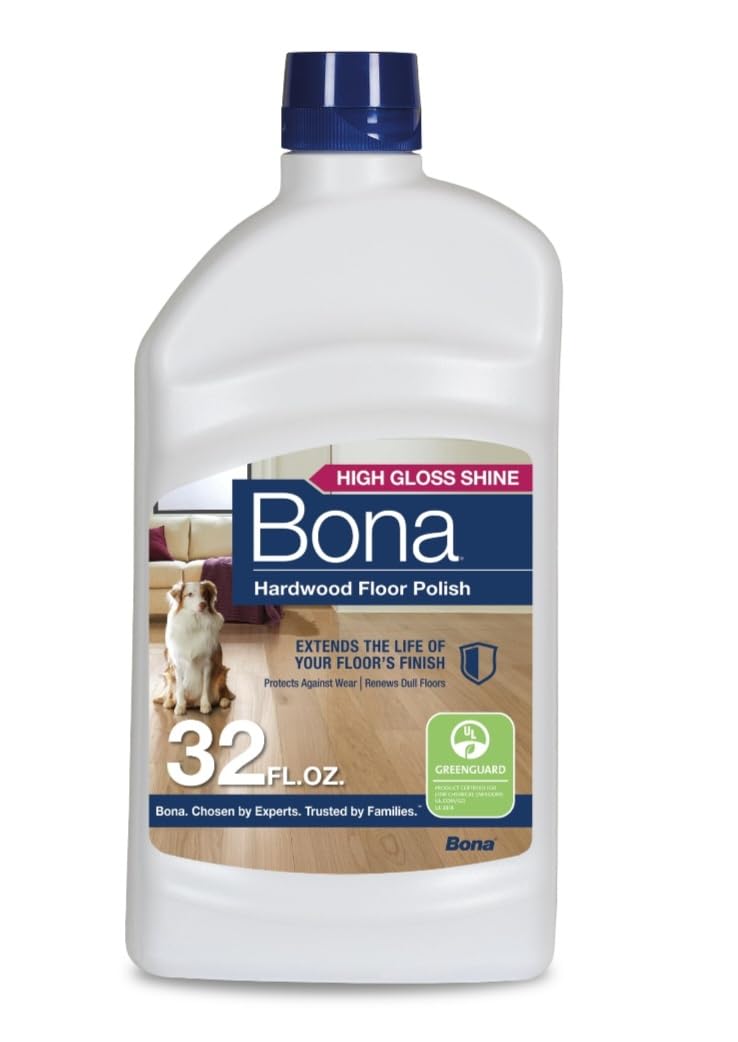 Bona Multi-Surface Floor Polish - 32 fl oz - High Gloss Shine - Protects and Renews Stone, Tile, Laminate, and Vinyl Flooring - Covers 500 sq ft customer photo 2