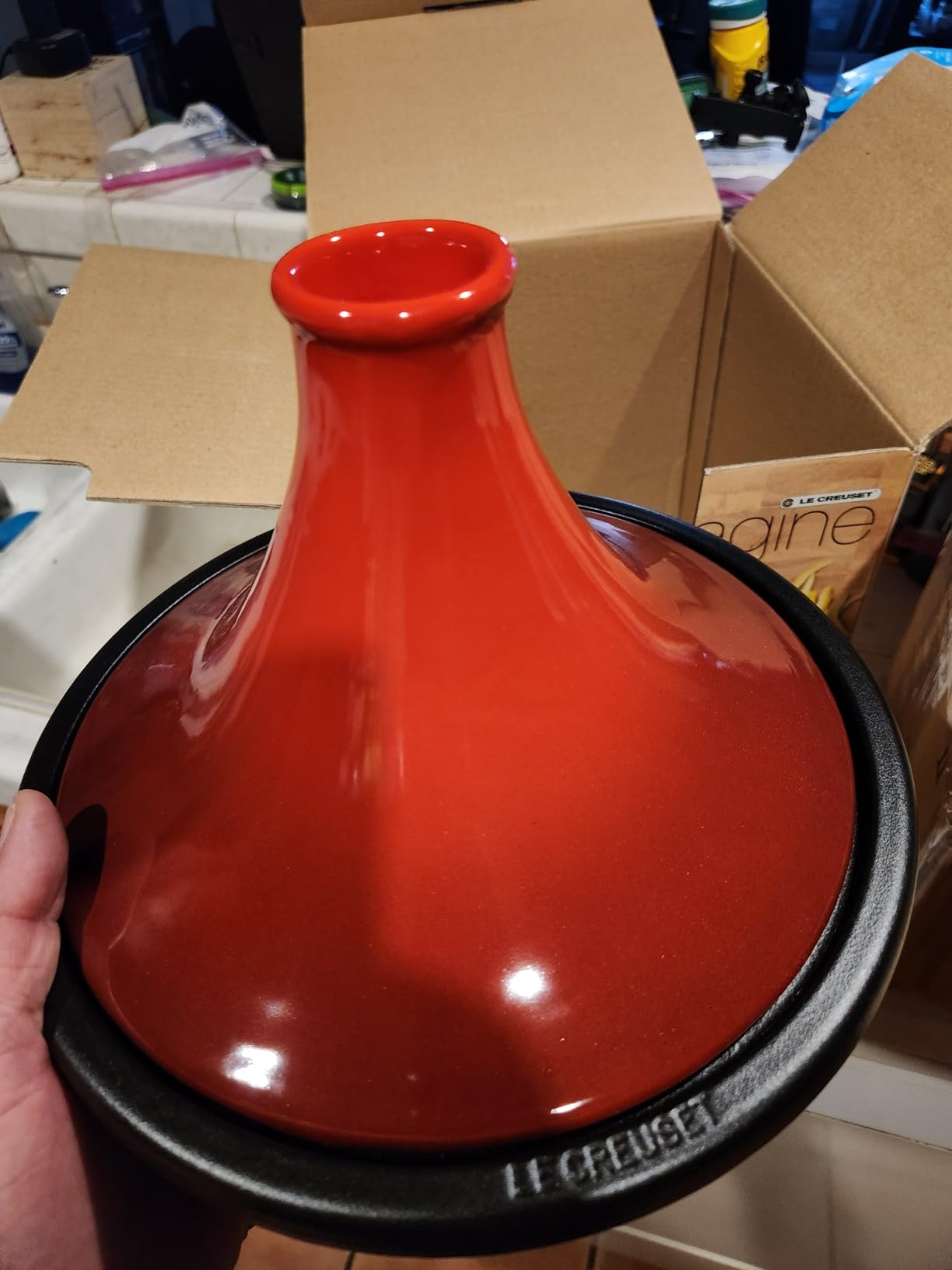Le Creuset 2 1/2 Qt. Moroccan Tagine - Cherry customer photo 1