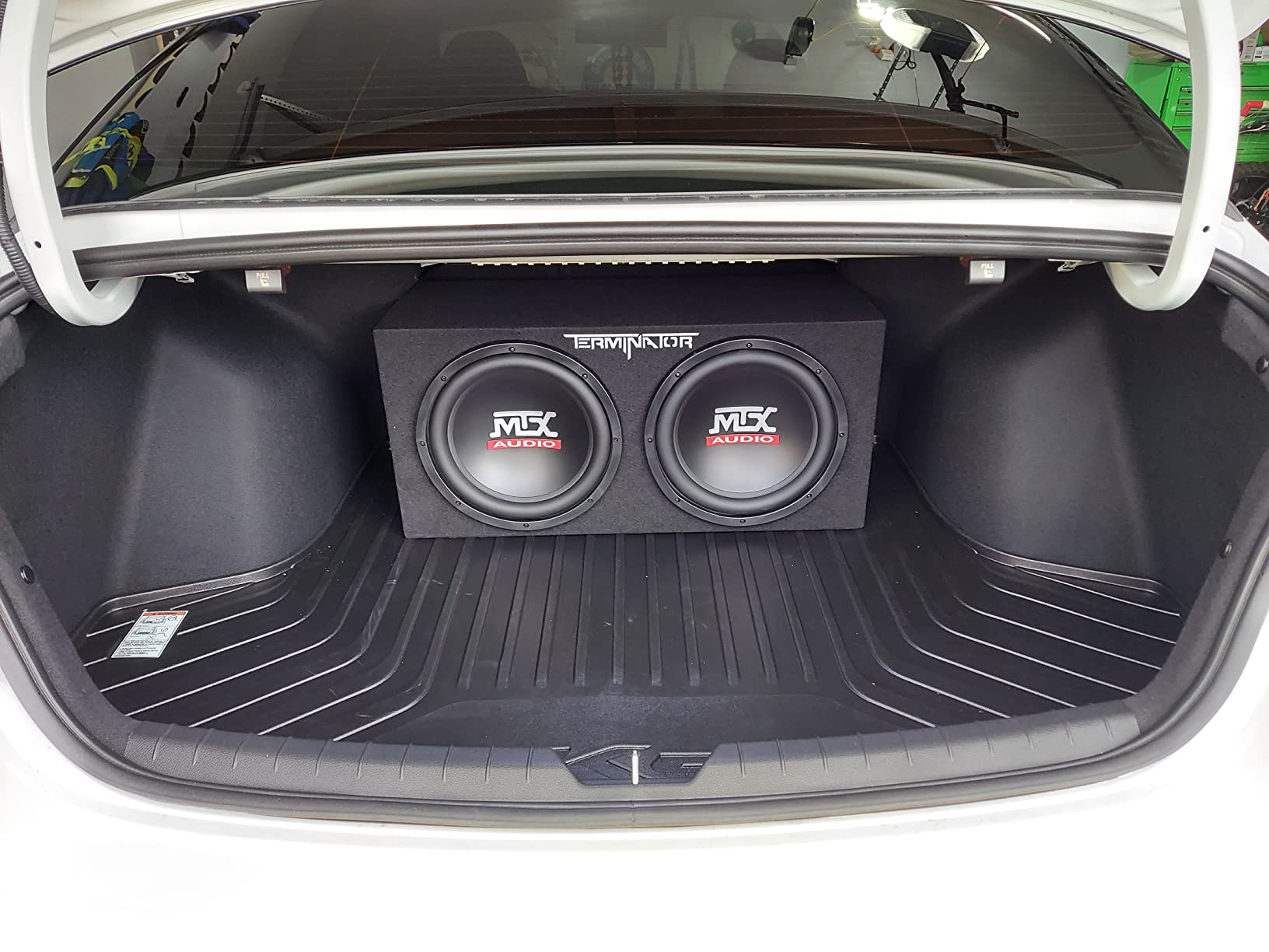 MTX Dual 12-Inch Subwoofers with Loaded Enclosure, 1200W Max Power, 400W RMS, Terminator - Car Audio Subwoofer and Speaker System with Deep Bass Sound customer photo 1