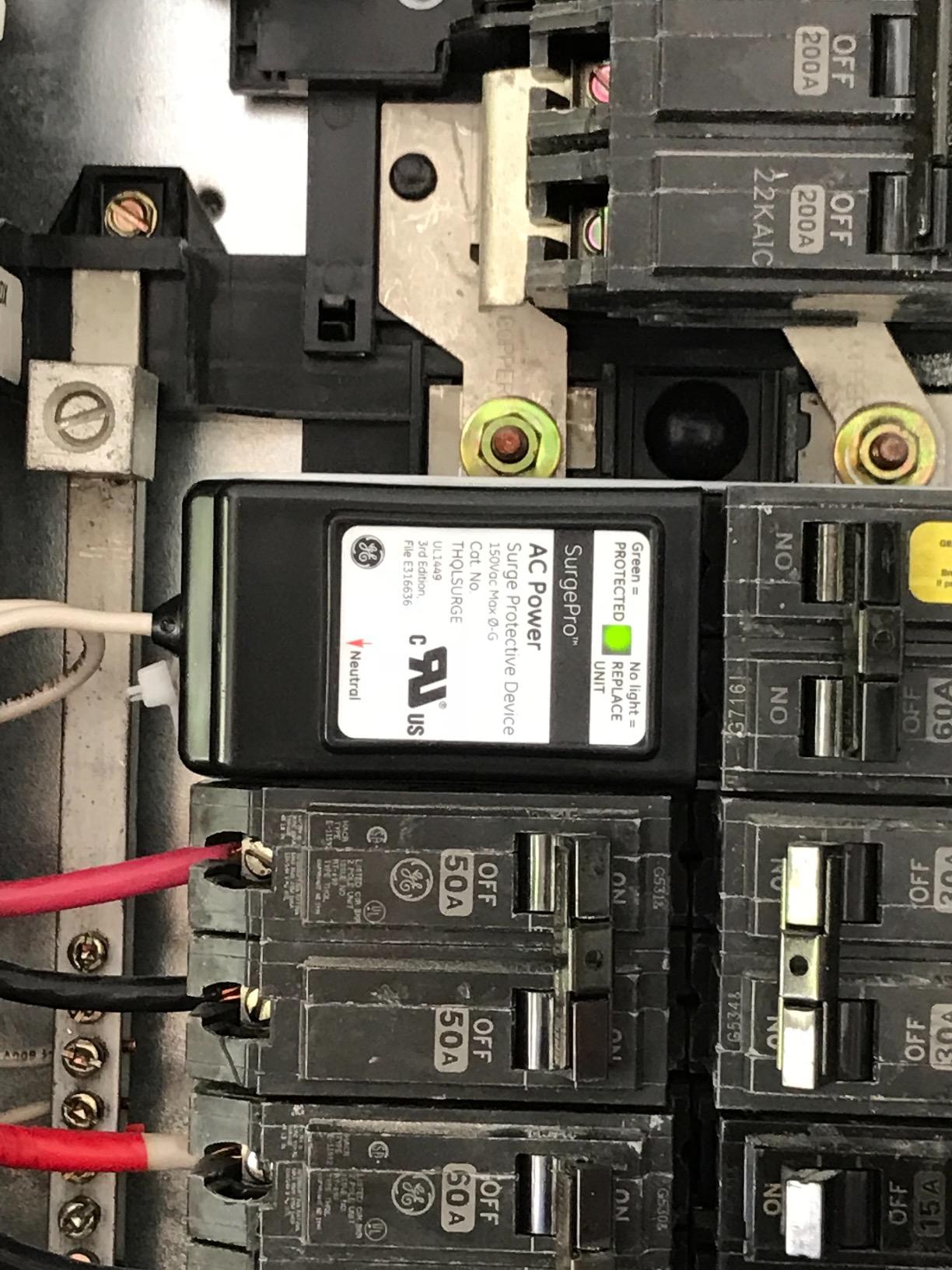 General Electric THQLSURGE Surge Arrester, Pnl, 20000A, 5.25Inwx6.5Inl customer photo 1