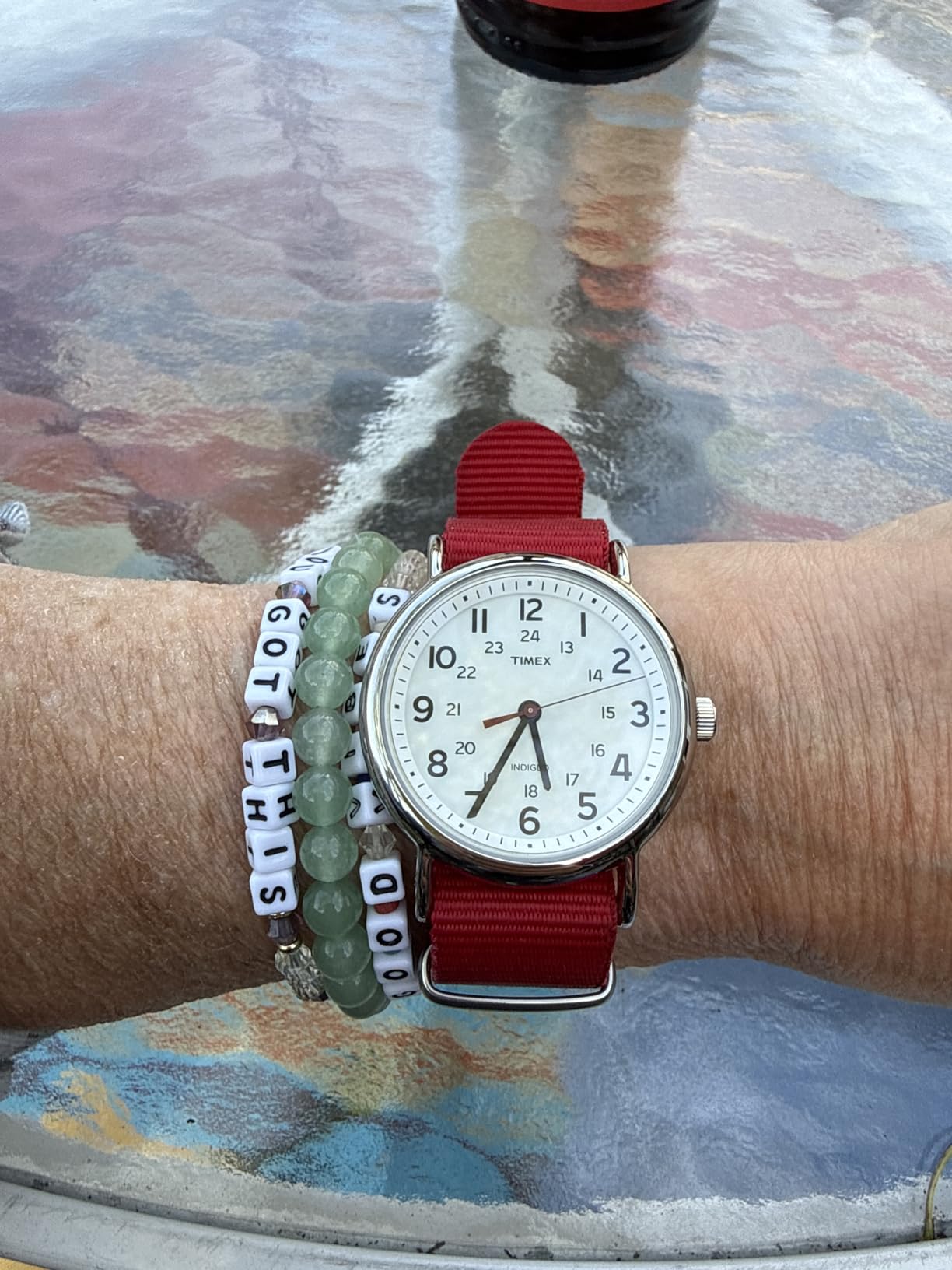 Timex Weekender 38mm Unisex Analog Watch with INDIGLO Backlight customer photo 2