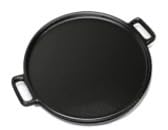 Home-Complete Cast Iron Pizza Pan, Even-Heating Cast Iron Cookware, 14