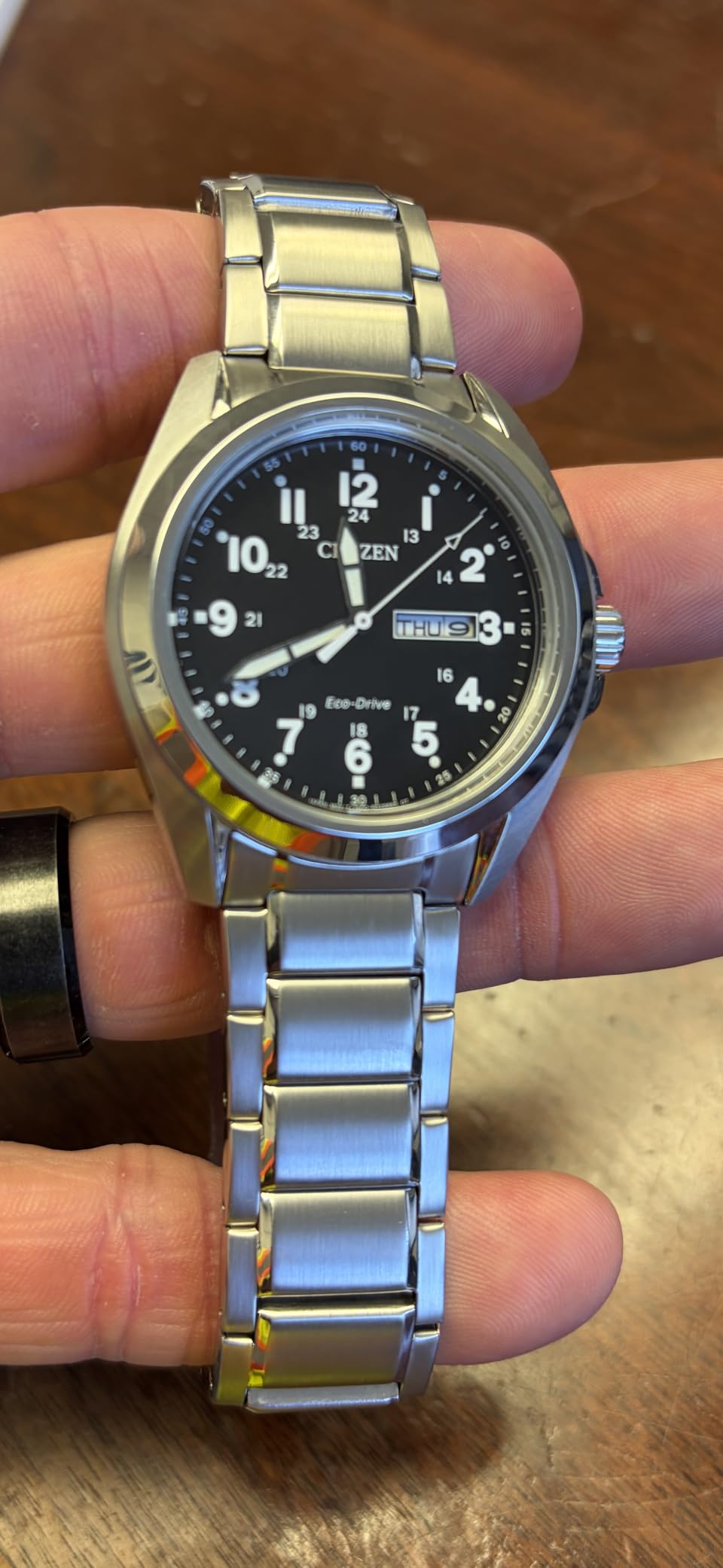 Citizen Men's Eco-Drive Weekender Garrison Field Watch in Stainless Steel customer photo 1