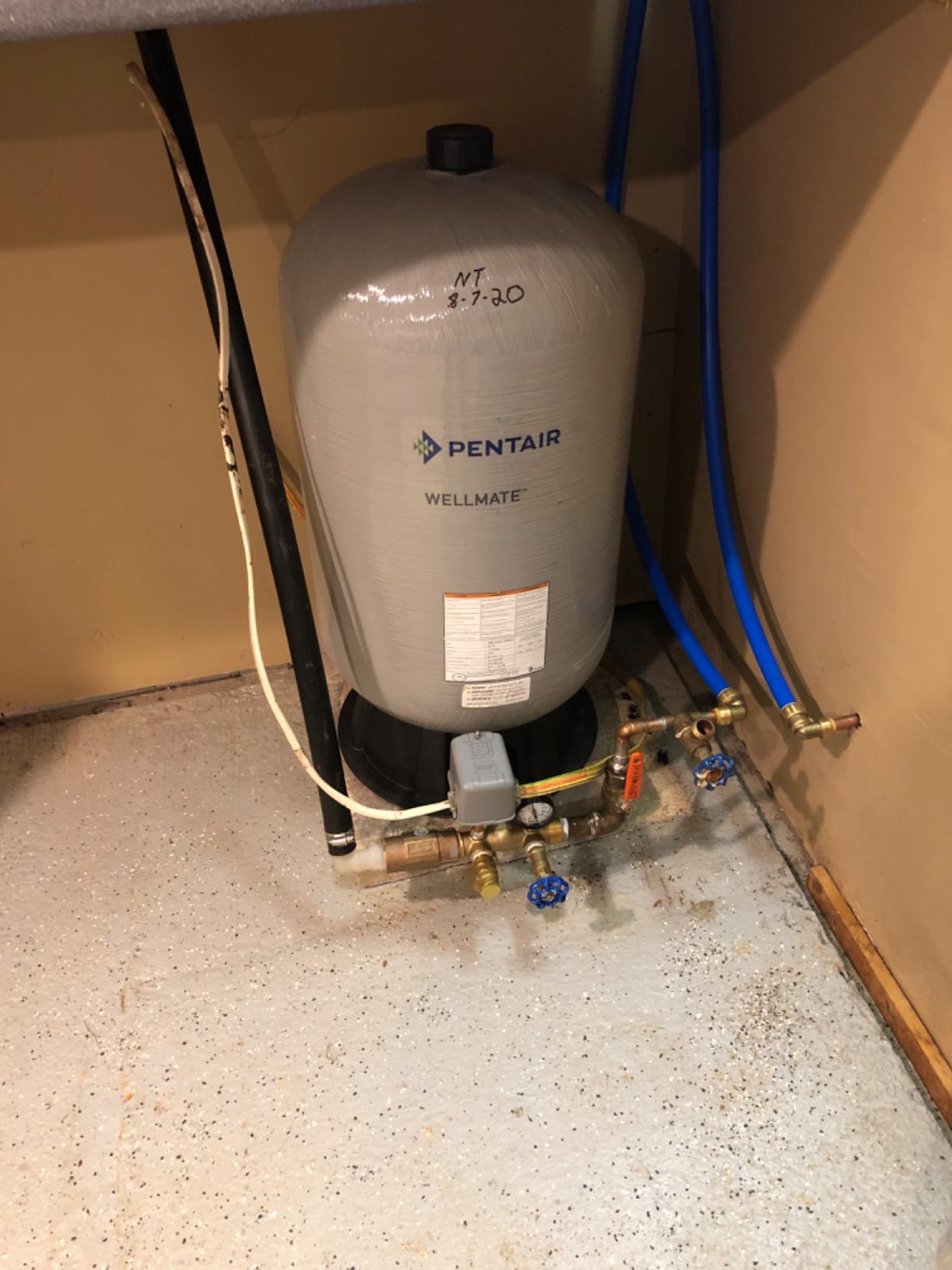 WELLMATE PENTAIR WM6 WM-6 20 gallon quick connect + Brass tank tee install kit Free standing Water Well PRESSURE TANK customer photo 1