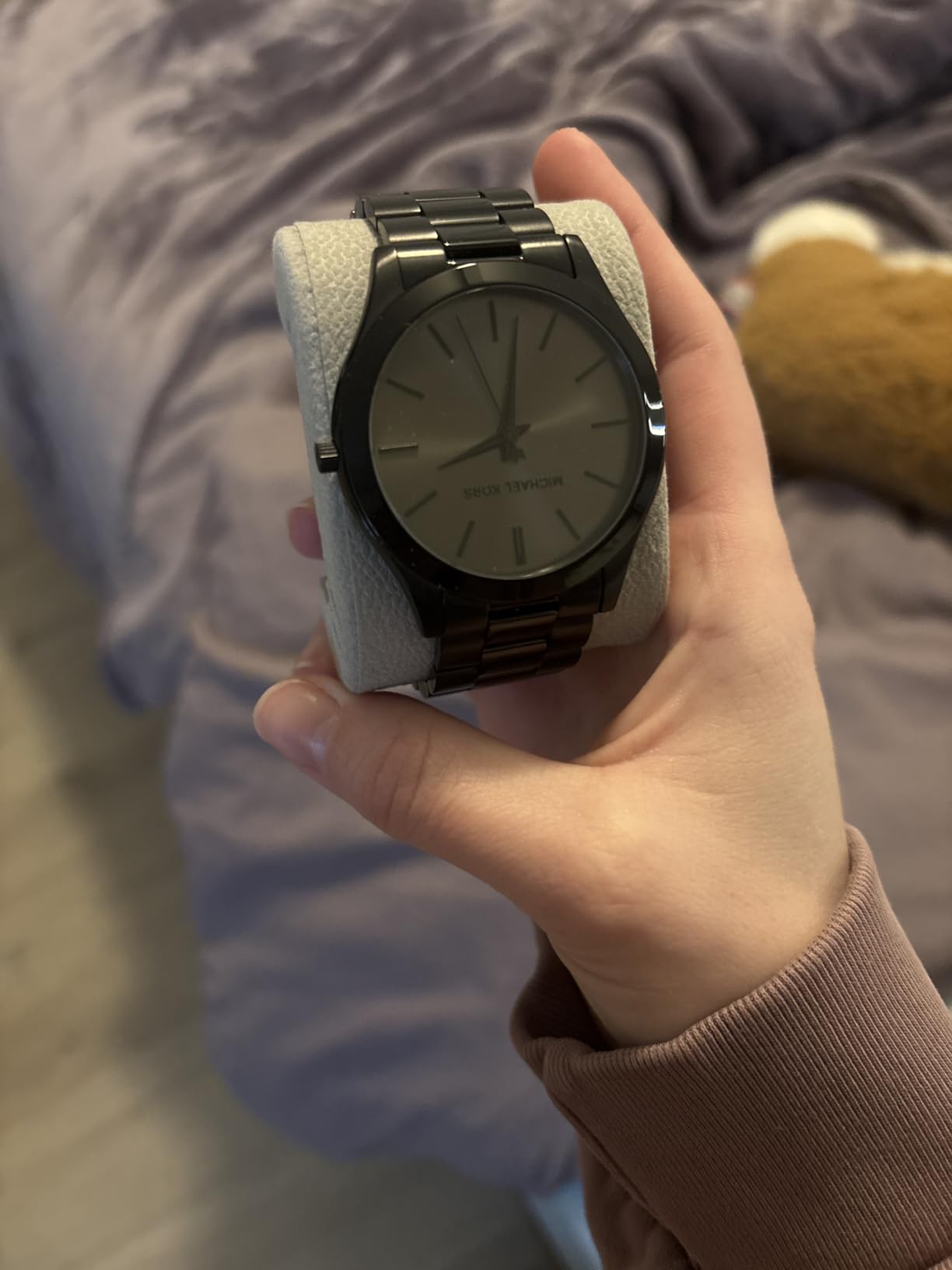 Oversized Slim Runway Men's Watch, Stainless Steel Watch for Men customer photo 2