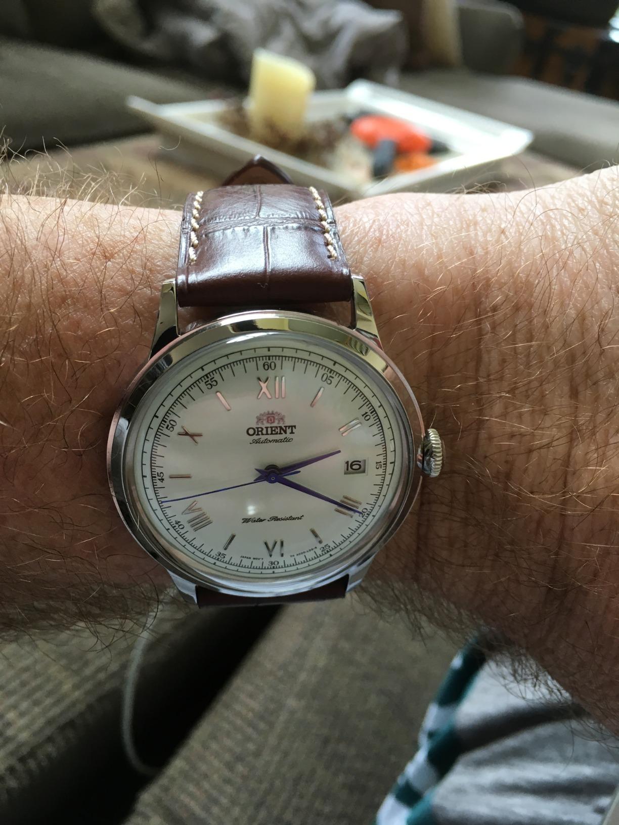 Orient Bambino Version 2 Automatic/Hand-Winding Wrist Watch 40.5mm Classic Watch customer photo 1