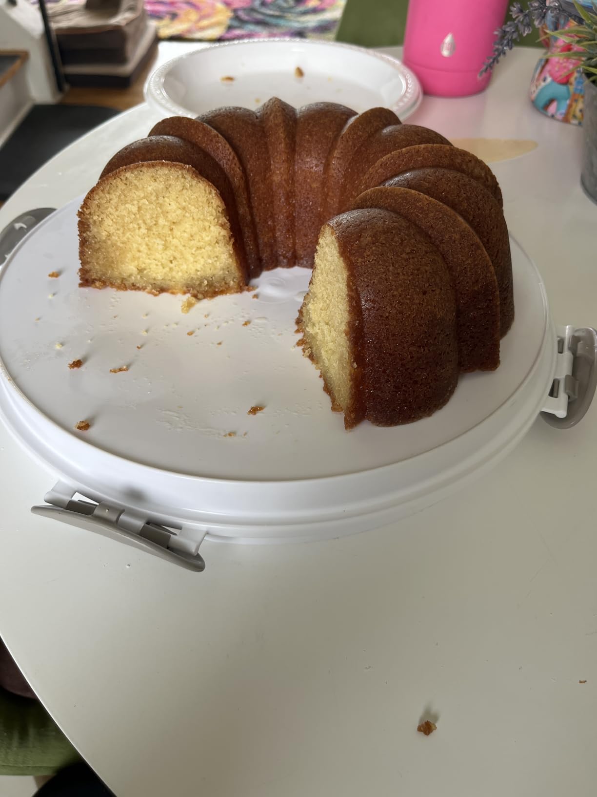 Nordic Ware Anniversary Bundt, 15 Cups, Gold customer photo 1