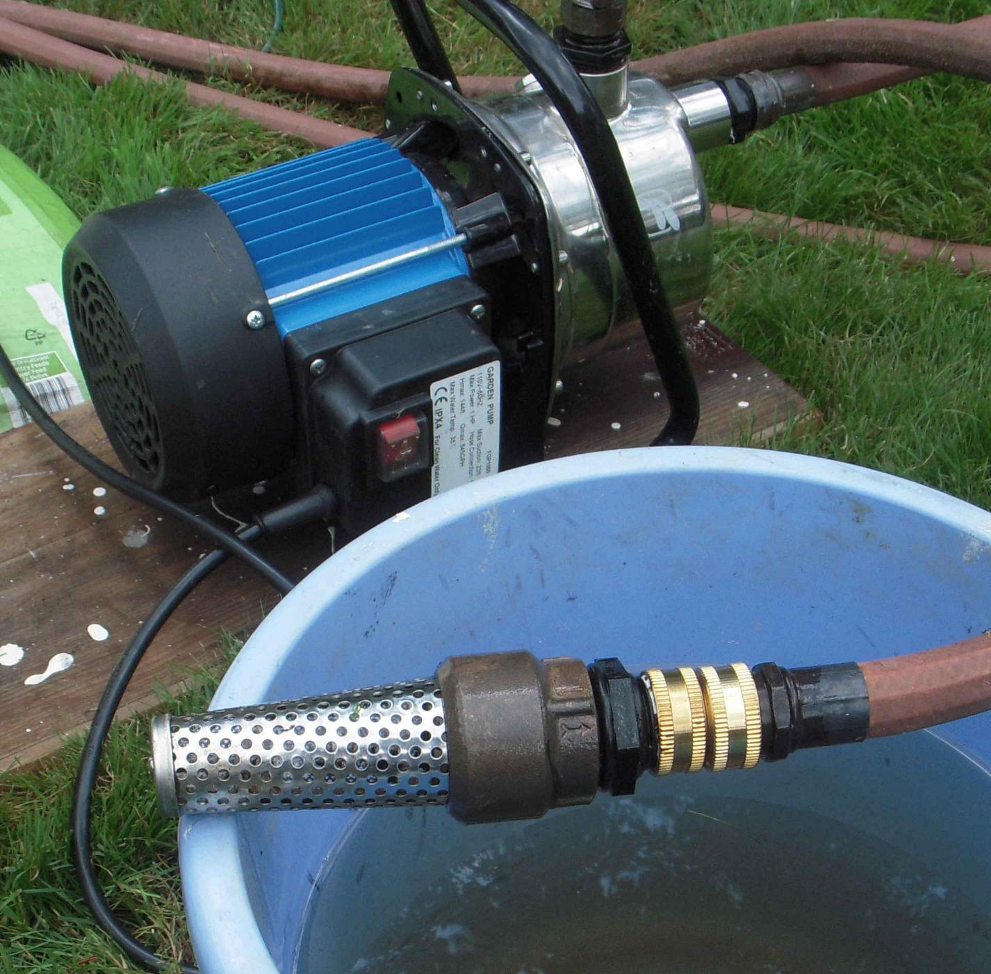 FLUENTPOWER 1HP Portable Garden Transfer Pump, 900GPH Electric Sprinkler Booster Pump, Shallow Well Jet Pump for Home Lawn Irrigation and Water Draining customer photo 1