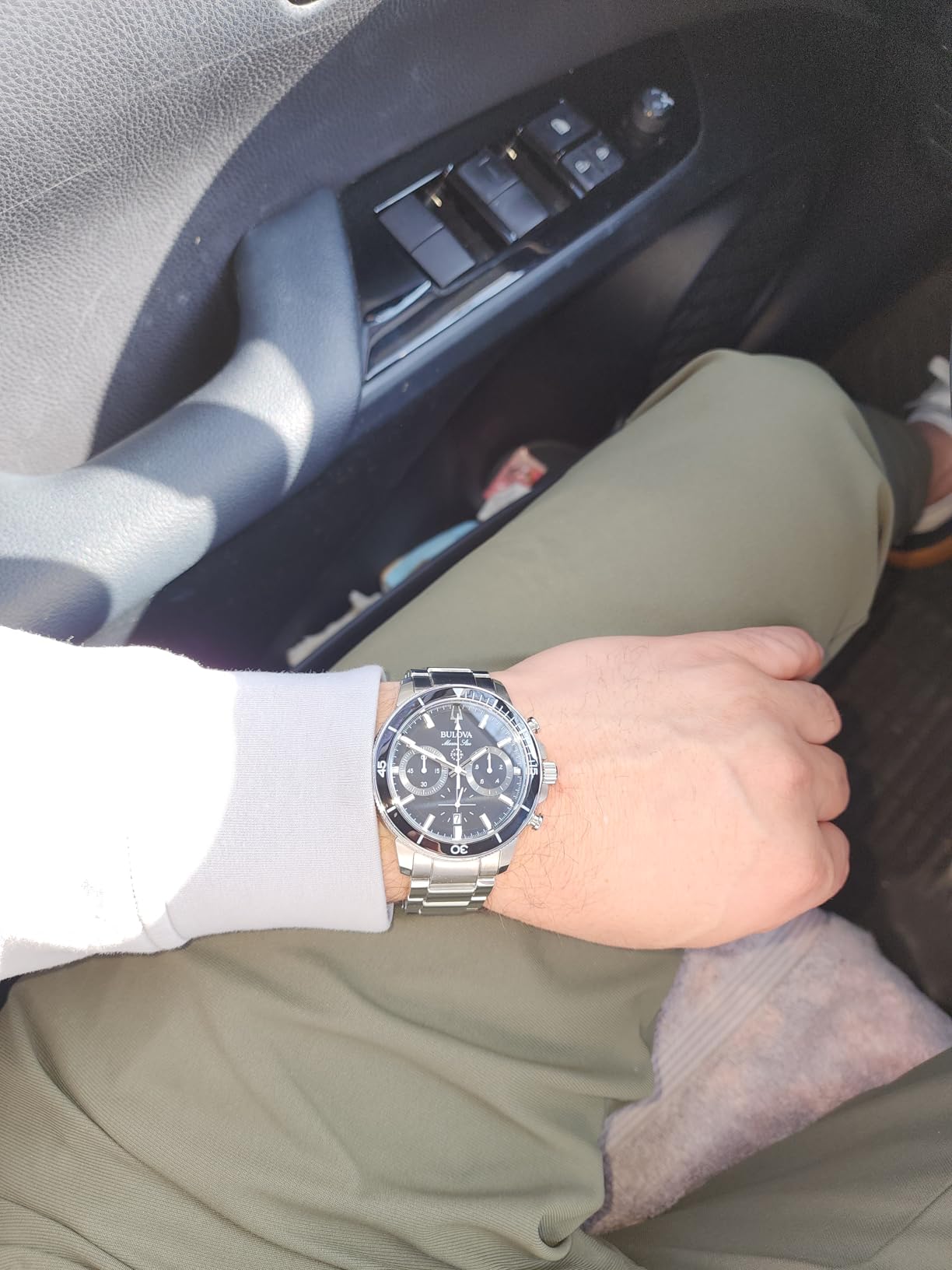 Bulova Men's Marine Star Series C Stainless Steel 6-Hand Chronograph Quartz Watch customer photo 2