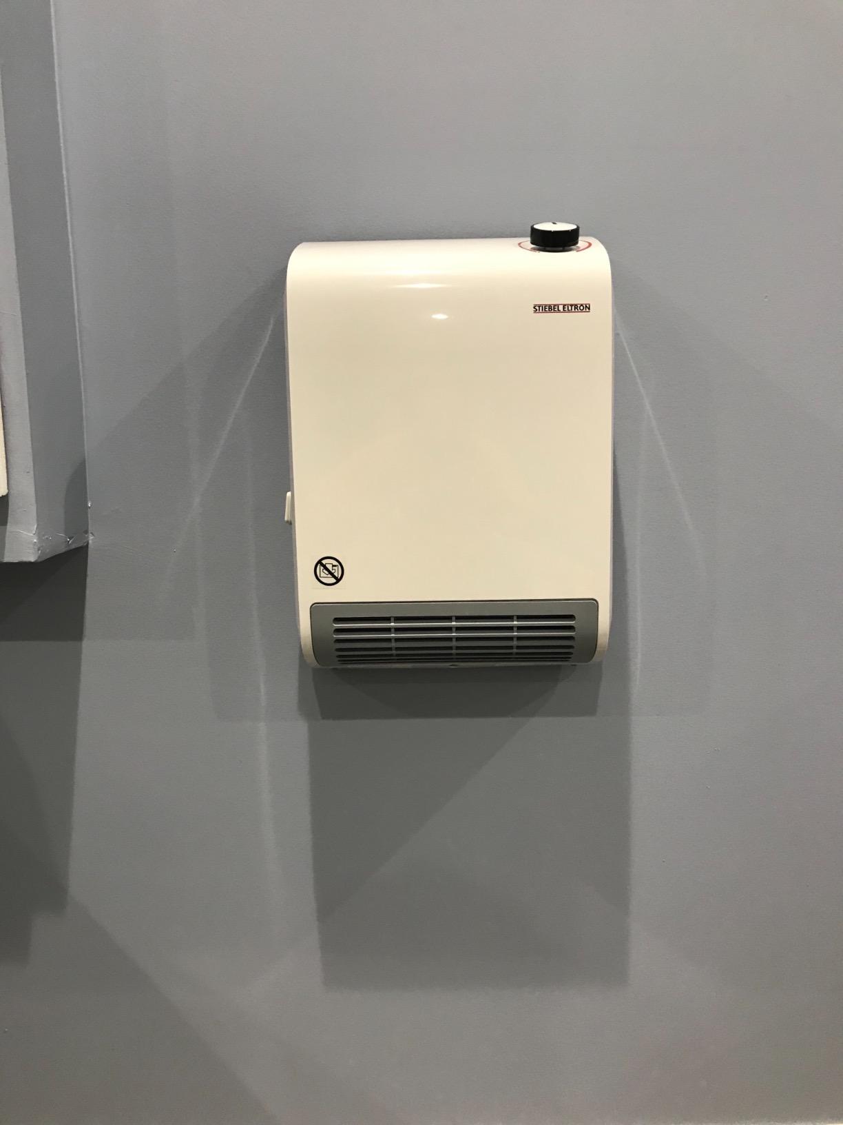 Stiebel Eltron CK Trend Wall-Mounted Electric Fan Heater, 2000W, 240V, White, Made in Germany customer photo 1