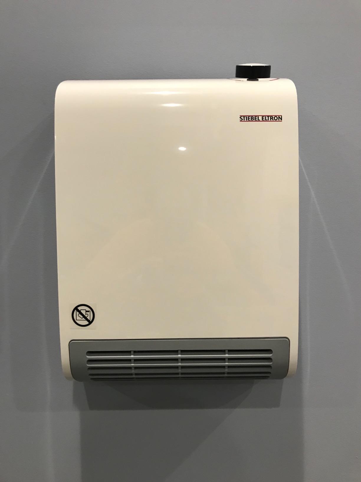 Stiebel Eltron CK Trend Wall-Mounted Electric Fan Heater, 2000W, 240V, White, Made in Germany customer photo 2