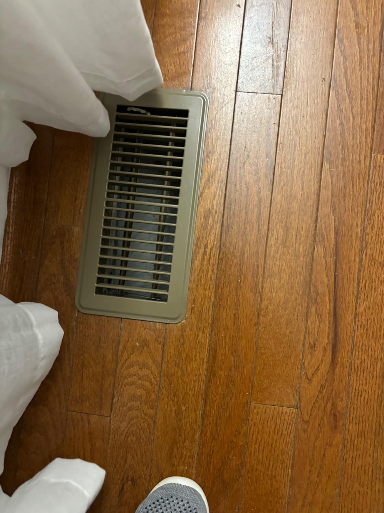 Rocky Mountain Goods Floor Register 4X12 (Duct Opening Measurements) - Heavy Duty Walkable Register - Premium Finish - Easy Adjust air Supply Lever - 4 inch by 12 Inch Floor Vent (Brown) customer photo 1