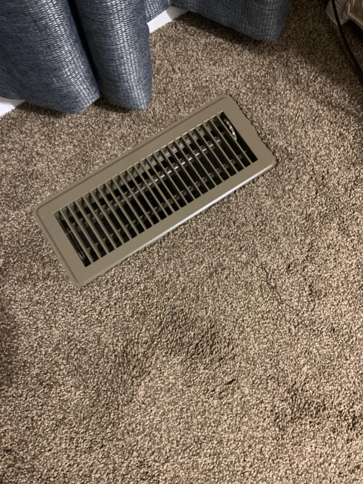 Rocky Mountain Goods Floor Register 4X12 (Duct Opening Measurements) - Heavy Duty Walkable Register - Premium Finish - Easy Adjust air Supply Lever - 4 inch by 12 Inch Floor Vent (Brown) customer photo 2